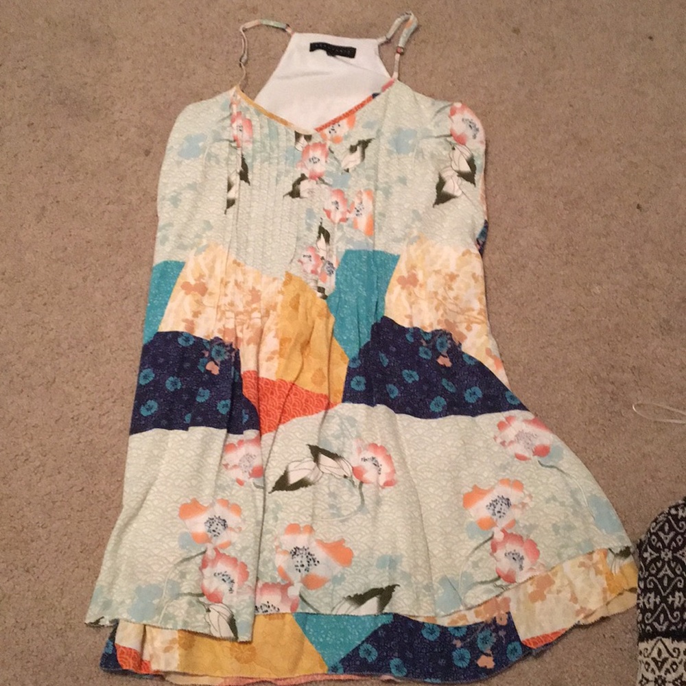 ASO Lydia Martin floral patchwork dress